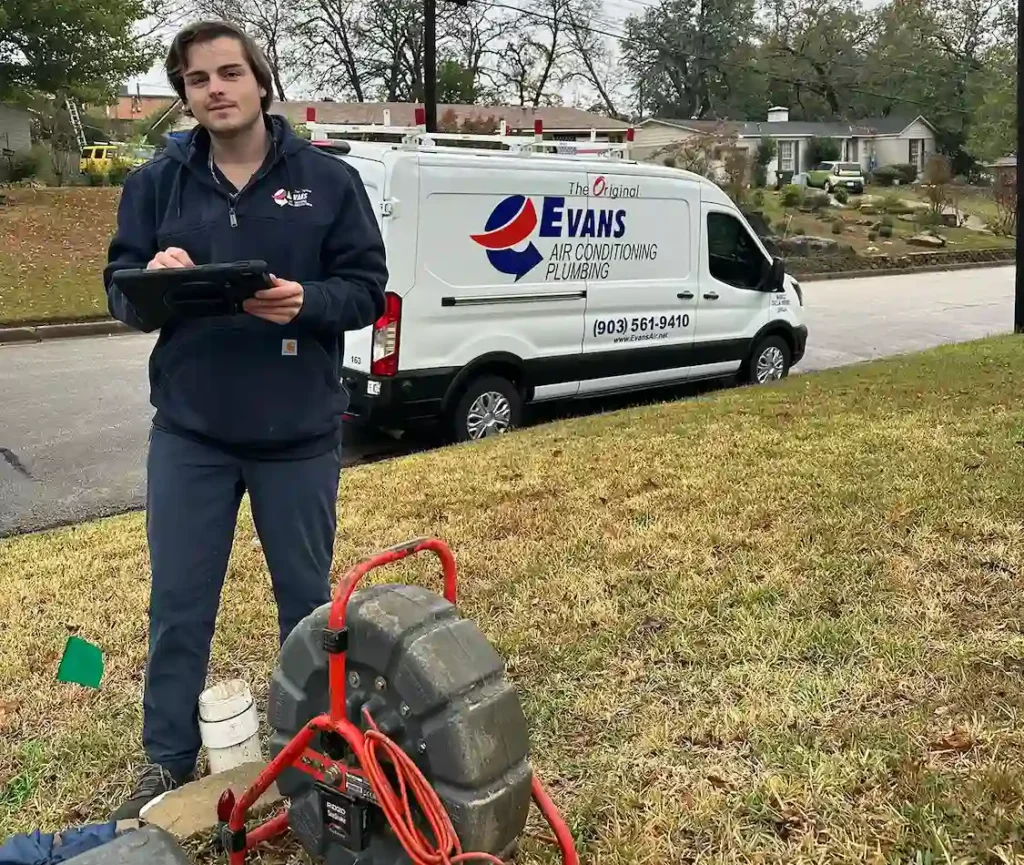 drain & sewer inspection equipment and technician
