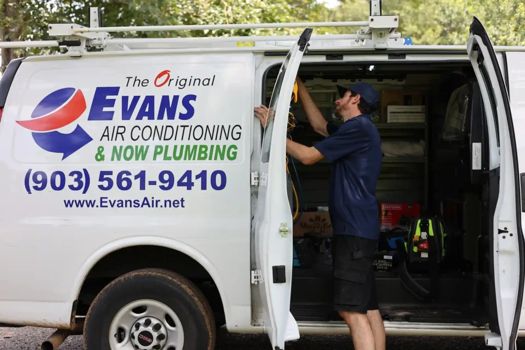 Evans Air Tech Checking Truck